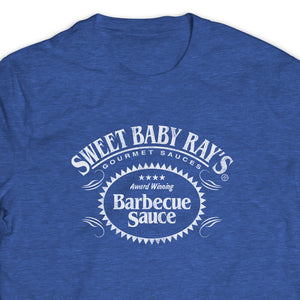 
                  
                    Load image into Gallery viewer, Sweet Baby Ray’s Blue Logo T-Shirt
                  
                